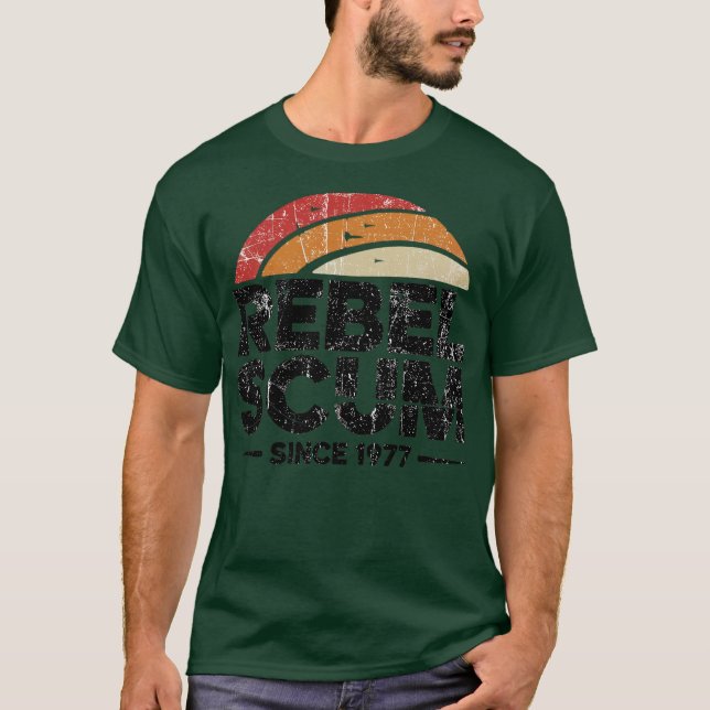 Camiseta escória rebelde - desde 1977 (2) (Frente)
