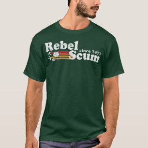 Camiseta Escória rebelde desde 1977 engraçado