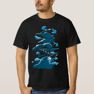 Camiseta Escórias E Tubarões