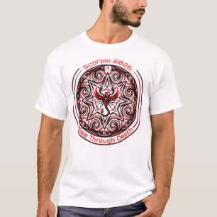 Camiseta Escorpião 2026 Mandala do Zodíaco Transformação