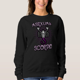 Camiseta Escorpião Asexual Símbolo Zodiac Aniversário Horos