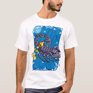Camiseta Escorpião da Escorpião no céu nocturno