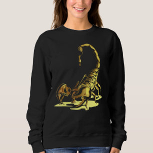 Camiseta Escorpião Dourado Arachnid Scorpio Zodiac