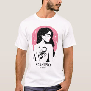 Camiseta Escorpião Energia: Libere Seu Poder Interno