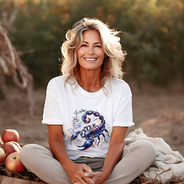 Camiseta Escorpião Escorpião Zodiac Elegante