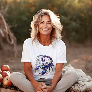 Camiseta Escorpião Escorpião Zodiac Elegante