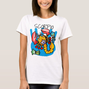 Camiseta Escorpião feliz da Escorpião com estrela