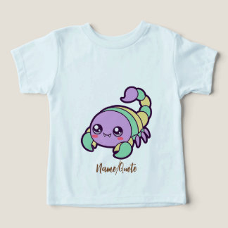 Camiseta Escorpião Kawaii Fofo Cartoon Pastel