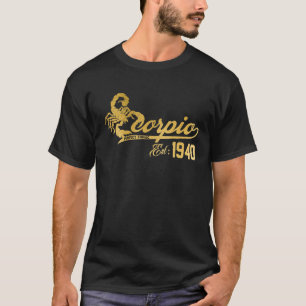 Camiseta Escorpião O Escorpião Zodiac Espetacular 1940 Outu