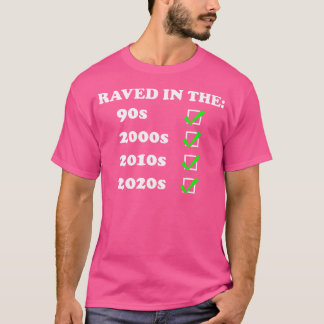 Camiseta Escorregado Na Década De 90 - Raver Edm Music Fest