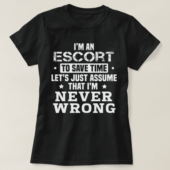 Camiseta Escort (Frente do Design)