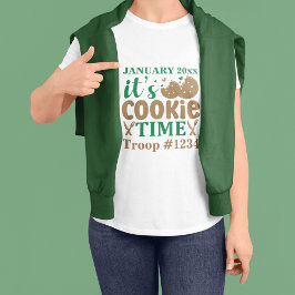 Camiseta Escoteira É Hora do Biscoito Personalizado
