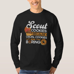 Camiseta Escoteira e Vendedora de Biscoito Biscoito de Esc