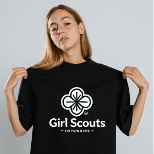 Camiseta escoteira para crianças