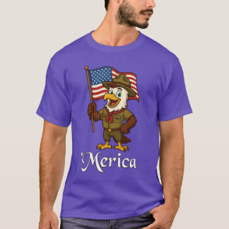 Camiseta Escoteiro Águia Americano