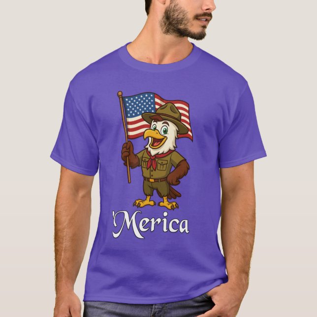 Camiseta Escoteiro Águia Americano (Frente)