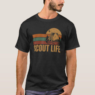 Camiseta Escoteiro da vida tenda das luas acampando e camin