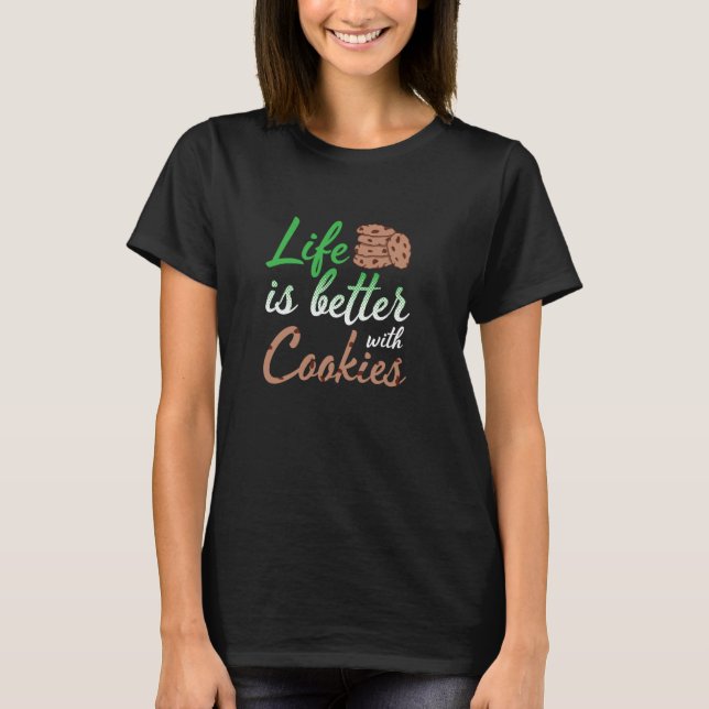 Camiseta Escoteiro de Biscoito Para Vendedor de Biscoito Co (Frente)