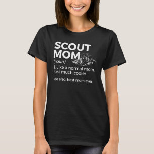Camiseta Escoteiro de Escoteiro A Melhor Definição Da Mãe N