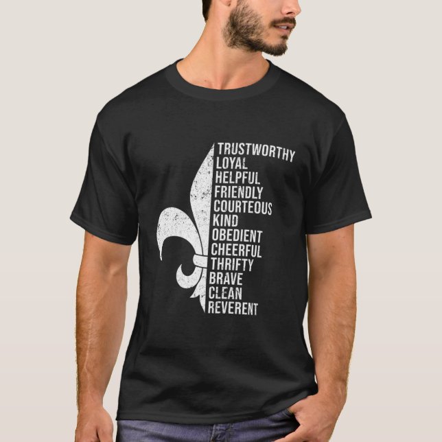 Camiseta Escoteiro E Membro Do Escoteiro De Direito E (Frente)