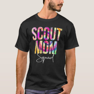 Camiseta Escoteiro Mãe Esquadrão Tie De Volta Para A Appre