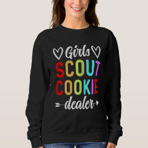 Camiseta Escoteiro Para Meninas Cookie Dealer Funny Scoutin
