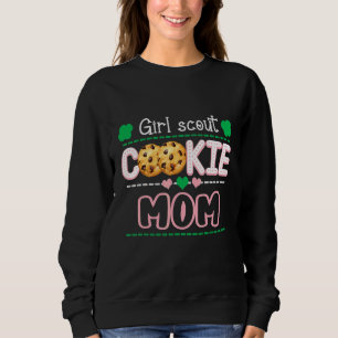 Camiseta Escoteiro Para Meninas Cookie Mãe Família Engraçad