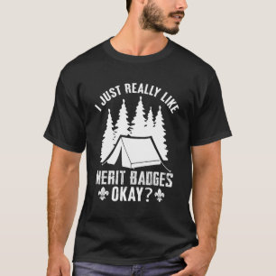 Camiseta Escoteiro Para Meninos Meninos Escotejando Líder 5