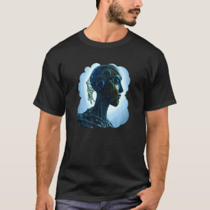 Camiseta Escoteiro Sic Fi Cyborg Dígito Futurístico Único