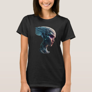 Camiseta Escoteiro Sic Fi Cyborg Dígito Futurístico Único