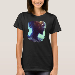 Camiseta Escoteiro Sic Fi Cyborg Dígito Futurístico Único