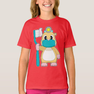 Camiseta Escova Dentista de Hamster