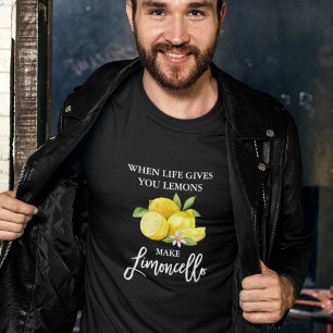 Camiseta Escova Limoncello Lemons Preto