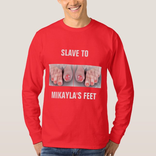 CAMISETA ESCRAVO AOS PÉS DE MIKAYLA (Frente)
