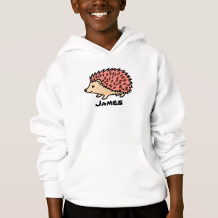Camiseta escreva seu nome nesteouriço-cacheiro rosa