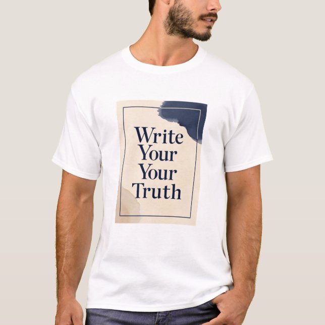 Camiseta Escreva Sua Verdade opção 3 (Frente)