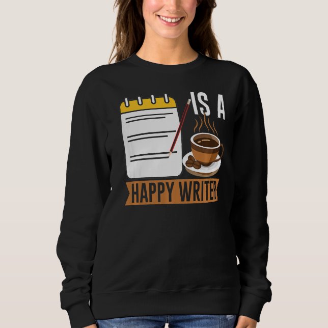 Camiseta Escrevendo Backprint Para Autores E Escritores 10 (Frente)