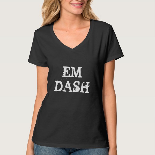 Camiseta Escrevendo Em Dash (Frente)