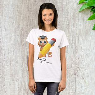 Camiseta Escrevendo Owl