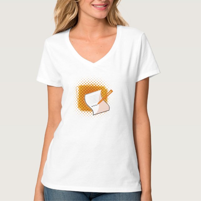 Camiseta Escrevendo sobrevoo (Frente)