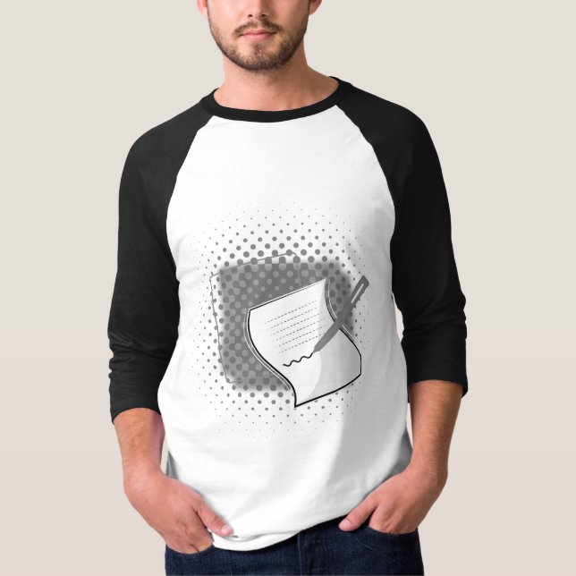 Camiseta Escrevendo sobrevoo (Frente)