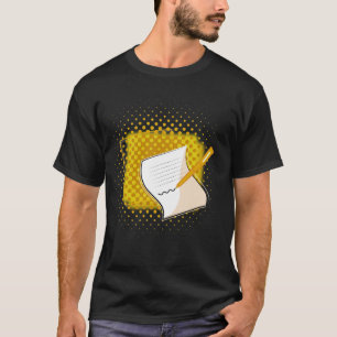 Camiseta Escrevendo sobrevoo