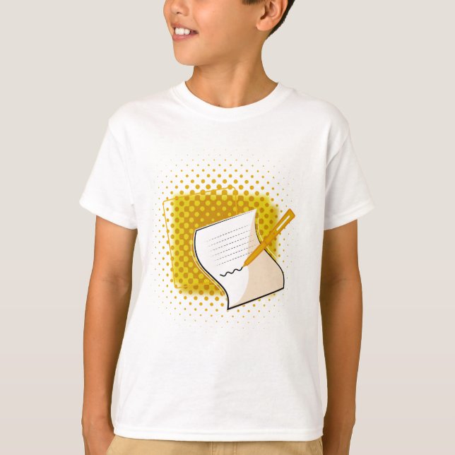 Camiseta Escrevendo sobrevoo (Frente)