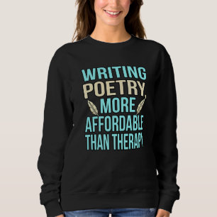Camiseta Escrever Poesia É Terapia Poeta Escritor Autor Poe