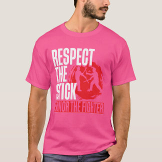 Camiseta Escrima Arnis Artes Marciais Respeitam a família S