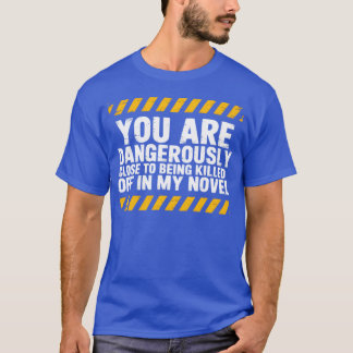 Camiseta Escrita de romance romancista piadas engraçadas pi
