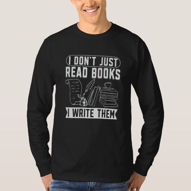 Camiseta Escrita para autores e escritores 10 (Frente)