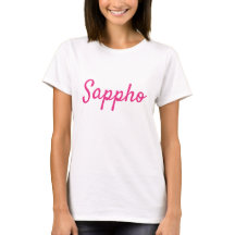 Camiseta Escrita Sappho