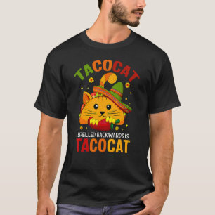 Camiseta Escrito ao Contrário É Tacocat Cinco De Mayo Vamos