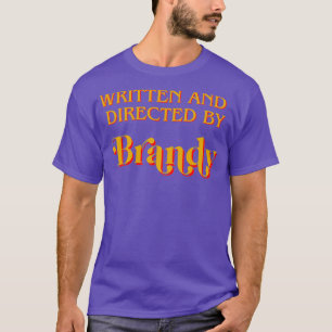 Camiseta Escrito e dirigido por Brandy